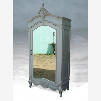 indonesia furniture Armoire New French 1 Door Mirror 