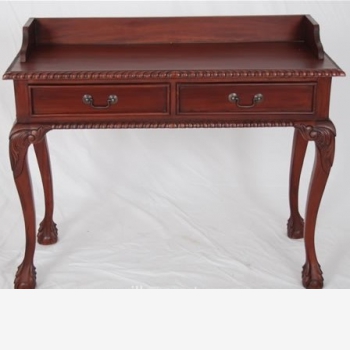 indonesia furniture Chippendale 2 Drawer Desk With Rail