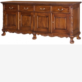 indonesia furniture Chippendale Buffet 4 Doors
