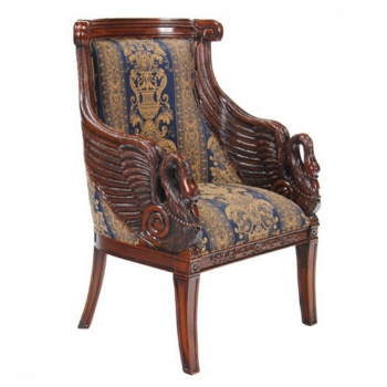 indonesia furniture French Swan Armchair Leather