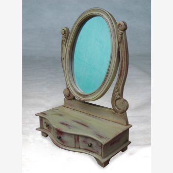 indonesia furniture Oval Toilet Mirror