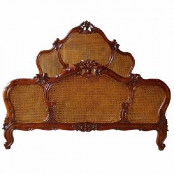 indonesia furniture Royal Rattan Bed Queen Size